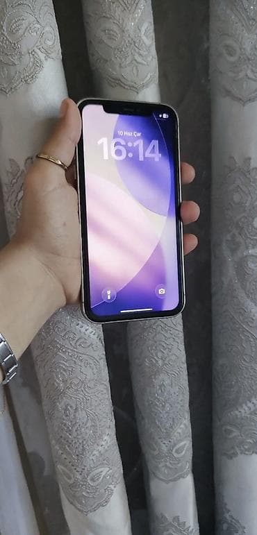 IPhone 11, 128 GB, Gümüşü, Face ID, Simsiz şarj, Sənədlərlə — 1