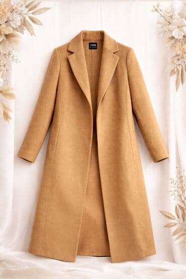 Palto, Zara, S, rəng - Bej