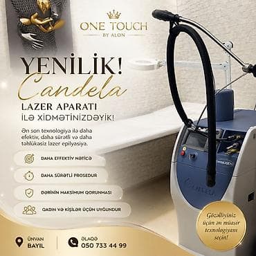 nar internet tarifi: ONE TOUCH by Alon – Alexandrite/Candela lazer epilyasiya xidməti — 2