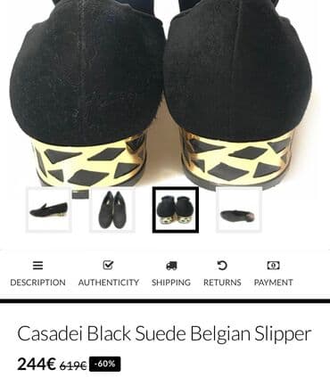 barya ayakkabı: Tuflilər, Ölçü: 37, rəng - Qara, İşlənmiş — 2