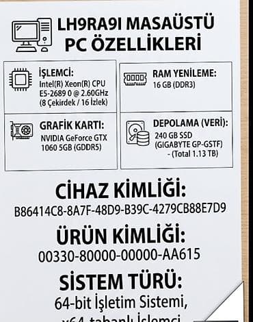 hp victus: Masaüstü kompüter seti Tam Komplekt! Oyun və Professional İş üçün — 3