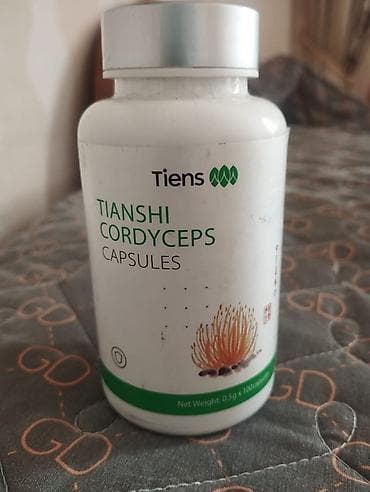 jenşen bitkisini harada tapmag olar: Məhsul: Tiens Tianshi Cordyceps Capsules Təsvir: - Bitki mənşəli qida — 1