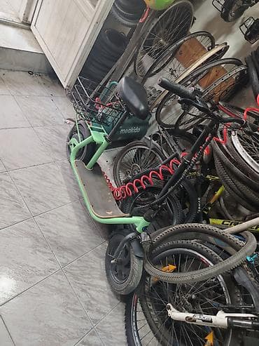 Электросамокаты: Elektrik skuter – meakida brendi - Rəng: açıq yaşıl - Oturacaqlı — 2