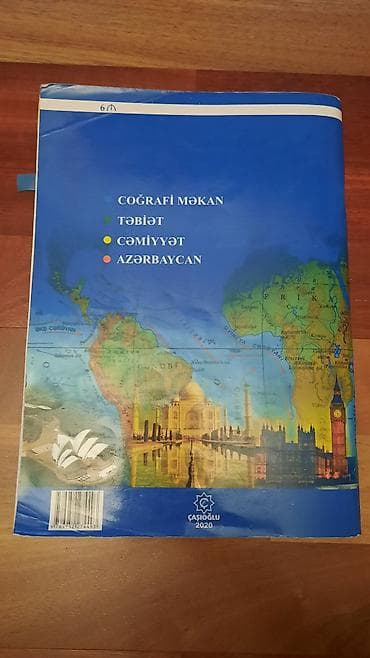 атлас: Coğrafiya atlas satılır.Təptəzədir.Qiymət:3₼ — 2