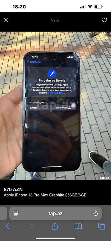 iphone x teze: IPhone 13 Pro Max, 256 GB, Graphite, Face ID — 5