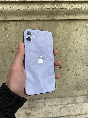 iphone 12 pro mini: IPhone 11, 64 GB, Deep Purple, Zəmanət, Simsiz şarj, Face ID — 2