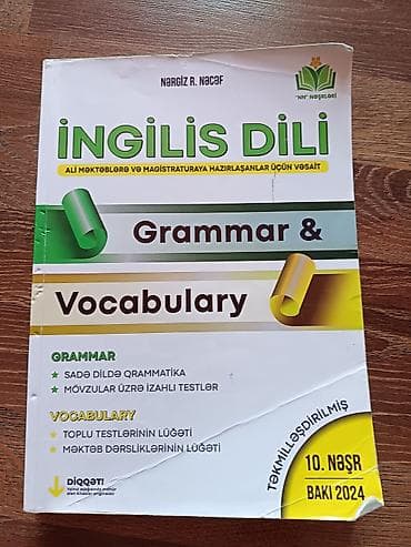 Məhsul: İngilis dili üzrə tədris vəsaiti – “Grammar & Vocabulary” lalafo.az -da Məhsul: İngilis dili üzrə tədris vəsaiti – “Grammar & Vocabulary”