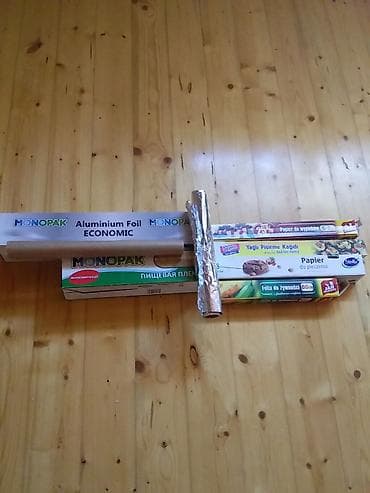 Mətbəx üçün paket: folqa, bişirmə kağızı və qida plyonkası dəsti 7 — 4