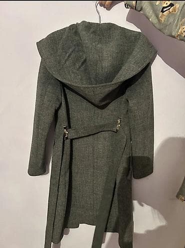 Qadın geyimləri: Palto, L, rəng - Boz — 2