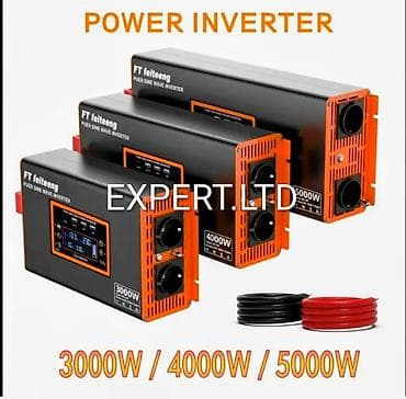 instrumenti: Yeni Inverter, 3000-5000 Vt, 12 - 220 volt, Ünvandan götürmə, Ödənişli çatdırılma, Rayonlara çatdırılma — 8