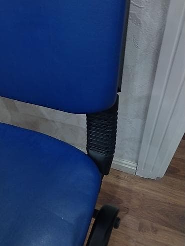 stul ofis: Ofis/konfrans stulu – mavi rəngli - Oturacaq və bel hissəsi: yumşaq — 2