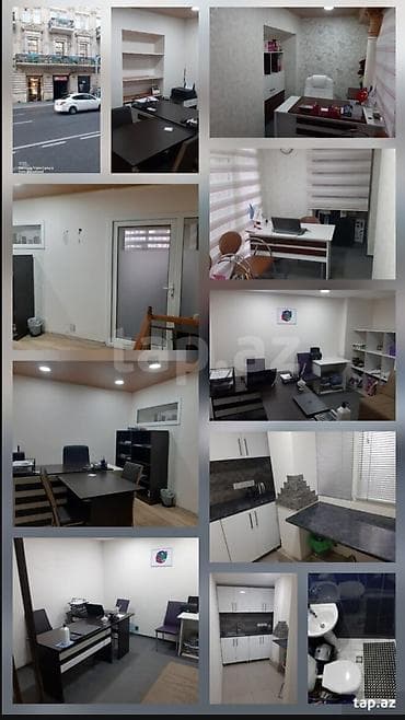 İcarəyə ofis sahəsi - Şəhərin mərkəzində, piyada və avtomobil axını