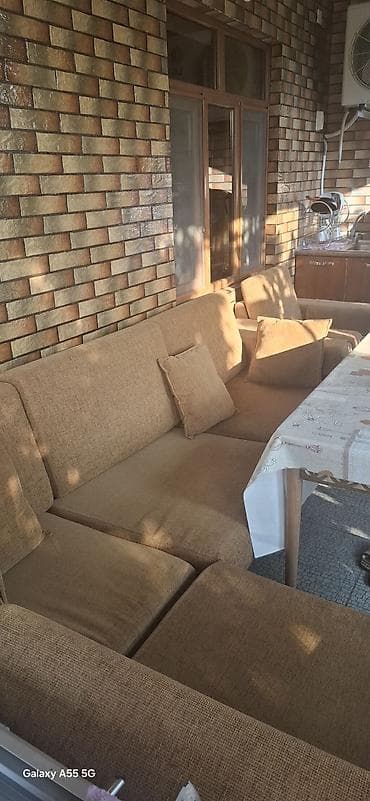 Mebel: Künc divan, İşlənmiş, Açılan, Bazalı, Parça, Çatdırılma yoxdur — 3