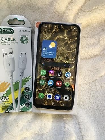 Samsung Galaxy A35 5G, 128 GB, rəng - Boz, Barmaq izi, Face ID