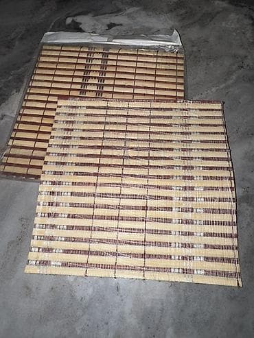Süfrə aksesuarları: Bambuk süfrəaltılar (çaynikaltılar) (placemat) dəsti 15*14 sm - 67 — 3
