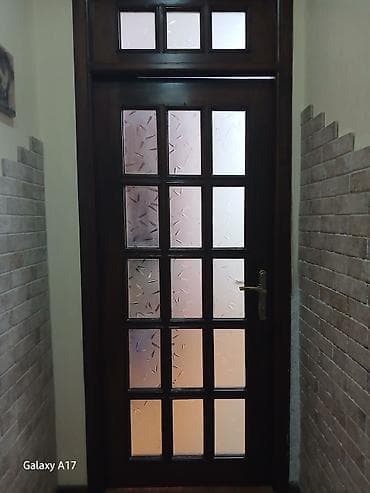 suse qapi: Taxta interyer qapıları dəsti - Material: bərk ağac (tünd qəhvəyi — 1