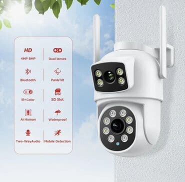 Videokameralar: Catdirilma Tam Pulsuz✅ Telfona Qoşmaq Gosteririk.Qiymet 45 Wifi Kamera — 2