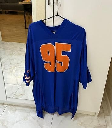 partalar: Futbolka, Reebok, XL, rəng - Göy — 8