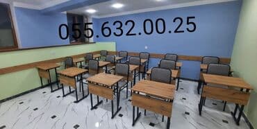 uşaq stol stul: Tədris kursları üçün stol stul desti masa və oturacaqlar dəstləri — 7