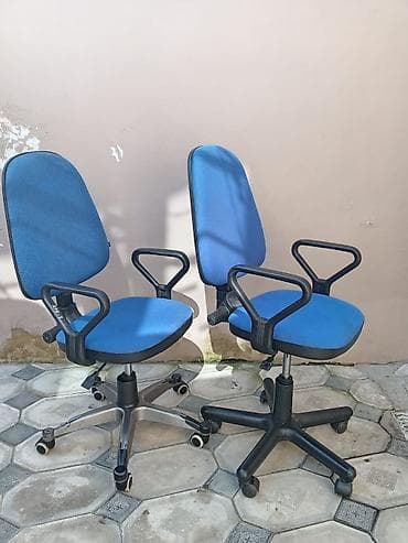 Ofis oturacaqları: İşlənmiş, Təkərli, Qolları tənzimlənmir, Parça — 4