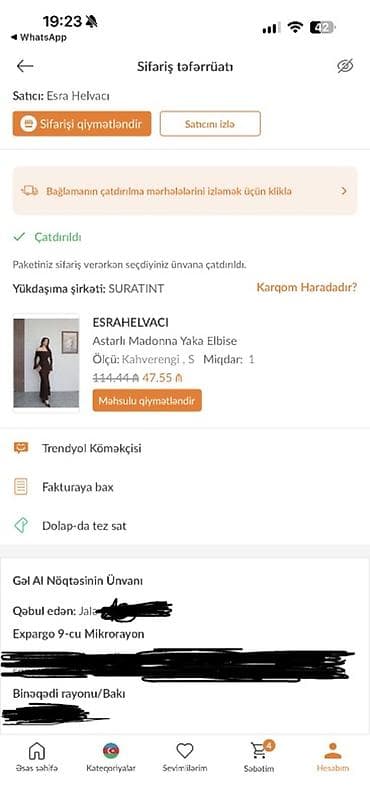 Şəxsi əşyalar: Ziyafət donu, Maksi, S — 2