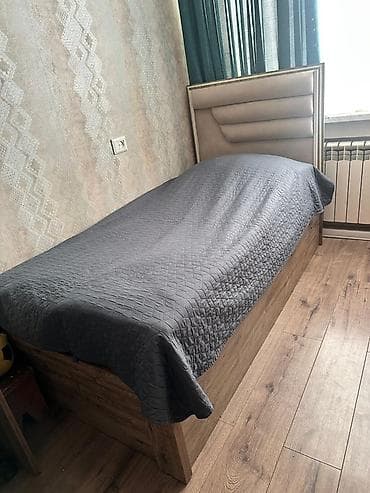 stollar: Təcili bazalı yataq dəsti 2 yataq 2 li dolab 1yazı masası — 5