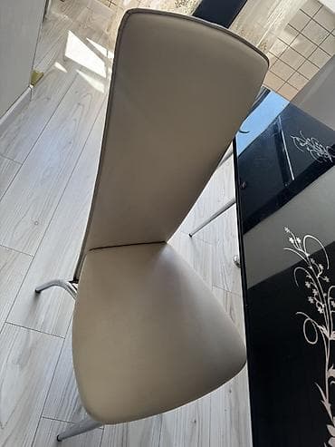 balkon stul: Mətbəx masası, İşlənmiş, Açılmayan, Şüşə, Dördbucaq masa — 1