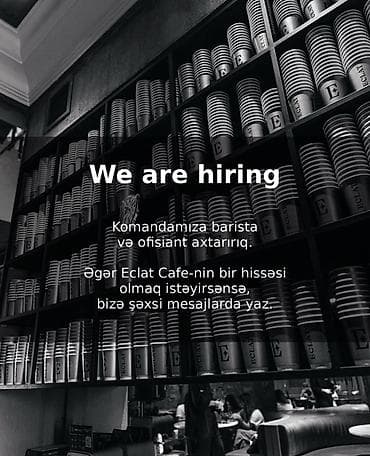 daye isi axtariram: Barista tələb olunur, İstənilən yaş — 1