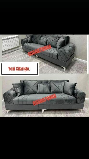 mətbəx ucun divan: Künc divan, Yeni, Açılan, Bazalı, Parça, Şəhərdaxili pulsuz çatdırılma — 3