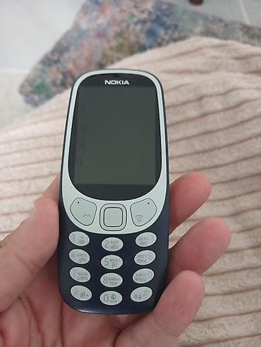 telfon tutacagi: Nokia 3310, rəng - Göy, Düyməli — 4