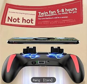 ventilator tap az: Mobil oyun üçün soyuduculu gamepad pubg call of duty - Üst hissədə iki — 3