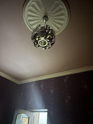 kreditle perde: Çılçıraq, 1 lampa, Taxta — 4