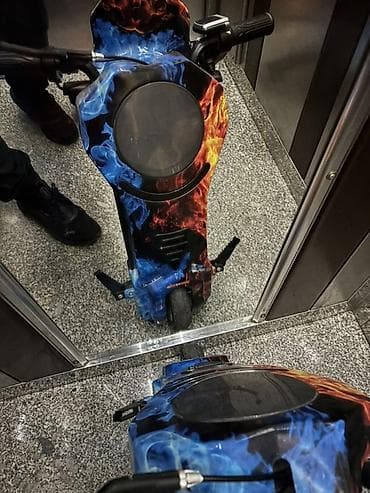 skuter max: Elektrikli sürüş üçün drift skuter/hoverkart - Korpus: “od və buz” — 1