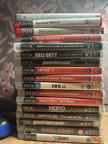 playstation 3 irşad telecom: Sony PlayStation 3 (PS3) Super Slim oyun konsolu(PROSHUVKASIDA VAR 20+ — 6