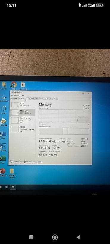 hp netbook: HP Pavilion 15 noutbuk - Prosessor: 11-ci nəsil Intel Core i7-1165G7 — 3