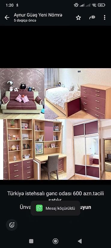 gənc odası: Türkiyə istehsalı gənc odası 600 azn.təcili satılır Ünvan 28 may — 1