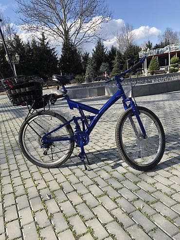 velosipedlər trek: Mavi rəngli dağ velosipedi Almanya istehsalı - Çərçivə — 2