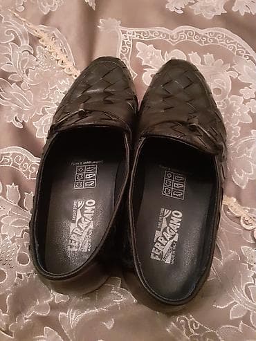şəffaf ayaqqabilar: Gencede satilir Ferragamo brendi deri ayaqabi Turkiye istehsalidir 90 — 4