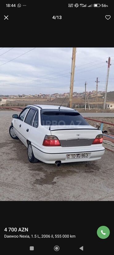 Digər nəqliyyat: Daewoo Nexia: 1.5 l | 2006 il Sedan — 6