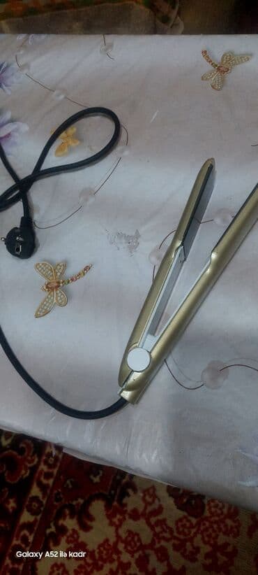 sac lavaş: Braun saç düzləndiricisi - Rəng: qızılı - Rəqəmsal displey: istilik — 5