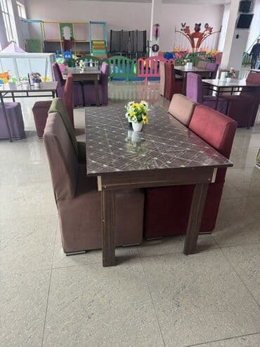 alçıpan asma tavan modelleri alcipan figura: Kafe/restoran üçün masa dəstləri Məhsul: Müxtəlif ölçülərdə yemək — 2