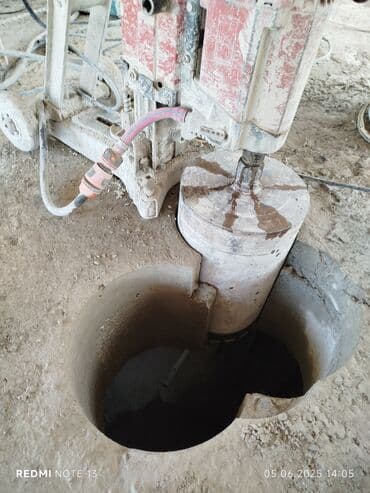 3 eded xoncali taxda qapi lazimdir: #Betonkesme #betondeşmə Beton kubik kərpic - dən kəsim deşim — 9