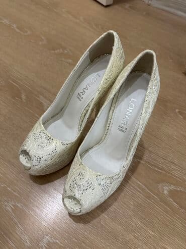 ayaqqabı qadın: Cox hundur olduqu ucun satilir, toya geyinilib, hec bir problemi — 3