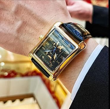 ağıllı saat qiyməti: SEWOR klassik kişi mexaniki qol saatı - Korpus: qızılı tonlu — 2