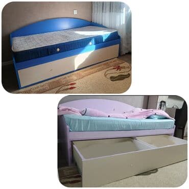 Oğlan və qız üçün, İşlənmiş, Çarpayı, Bazalı, Matras ilə, Siyirməli