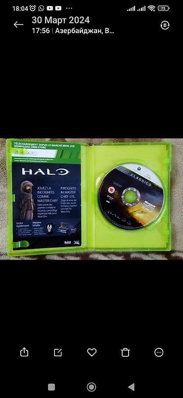 Halo 3 oyun в отличном состоянии