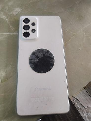 samsung soyuducu: Samsung Galaxy A52, rəng - Ağ, Barmaq izi — 2