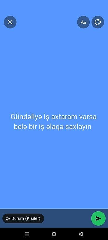 gündəlik işlər 2025: Fəhlə tələb olunur, Dəyişən qrafik, Gündəlik ödəniş — 1