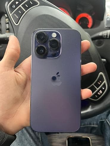 IPhone 14 Pro, 128 GB, Deep Purple, Simsiz şarj
