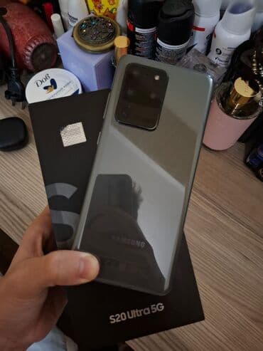 samsung a24 qiymeti: Samsung Galaxy S20 Ultra, 128 GB, rəng - Boz, Sensor, Barmaq izi — 1